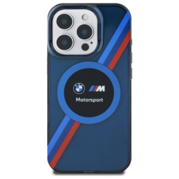 BMW Motosport IML Circle MagSafe dėklas iPhone 16 Pro - tamsiai mėlynas