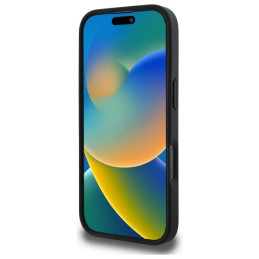 DKNY Texture Pattern Tonal Stripe dėklas iPhone 16 Pro - juodas