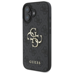 Guess 4G Big Logo dėklas, skirtas iPhone 16 Plus - juodas