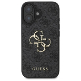 Guess 4G Big Logo dėklas, skirtas iPhone 16 Plus - juodas