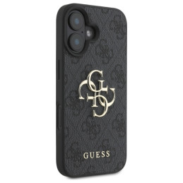 Guess 4G Big Logo dėklas, skirtas iPhone 16 Plus - juodas