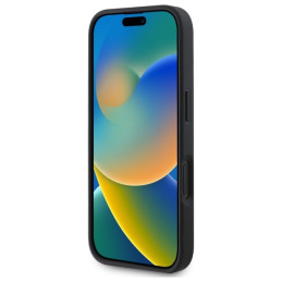 Guess 4G Big Logo dėklas, skirtas iPhone 16 Plus - juodas