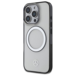 Mercedes Printed logo MagSafe dėklas iPhone 16 Pro - skaidrus