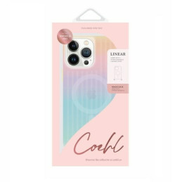 UNIQ Coehl Linear Magnetic Charging dėklas, skirtas iPhone 16 Pro - vaivorykštis