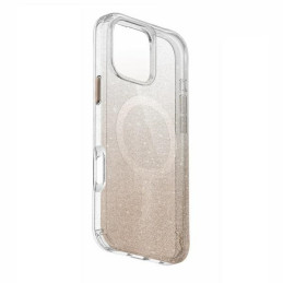 UNIQ Coehl Lumino Magnetic Charging dėklas, skirtas iPhone 16 Pro Max - auksinis
