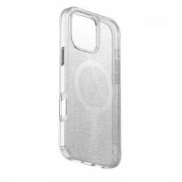 UNIQ Coehl Lumino Magnetic Charging dėklas iPhone 16 Pro Max - sidabrinis