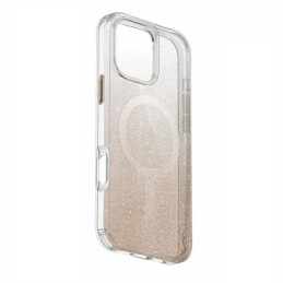 UNIQ Coehl Lumino Magnetic Charging dėklas, skirtas iPhone 16 Pro - auksinis