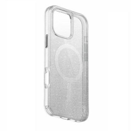 UNIQ Coehl Lumino Magnetic Charging dėklas iPhone 16 Pro - sidabrinis