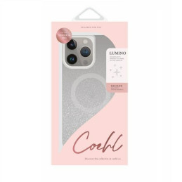 UNIQ Coehl Lumino Magnetic Charging dėklas iPhone 16 Pro - sidabrinis