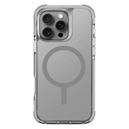 UNIQ Combat Magclick įkrovimo dėklas, skirtas iPhone 16 Pro Max - pilkas