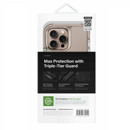 UNIQ Combat Magclick įkrovimo dėklas, skirtas iPhone 16 Pro Max - auksinis