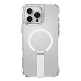 UNIQ Eleva su Vertica Stand dėklu iPhone 16 Pro Max - skaidrus