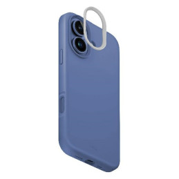 UNIQ Lino Hue Magclick įkrovimo dėklas iPhone 16 - mėlynas