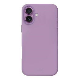 UNIQ Lino Hue Magclick įkrovimo dėklas iPhone 16 - rožinis