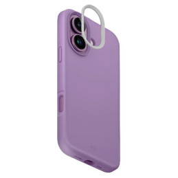 UNIQ Lino Hue Magclick įkrovimo dėklas iPhone 16 - rožinis
