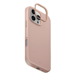 UNIQ Lino Hue Magclick įkrovimo dėklas, skirtas iPhone 16 Pro Max - rožinis