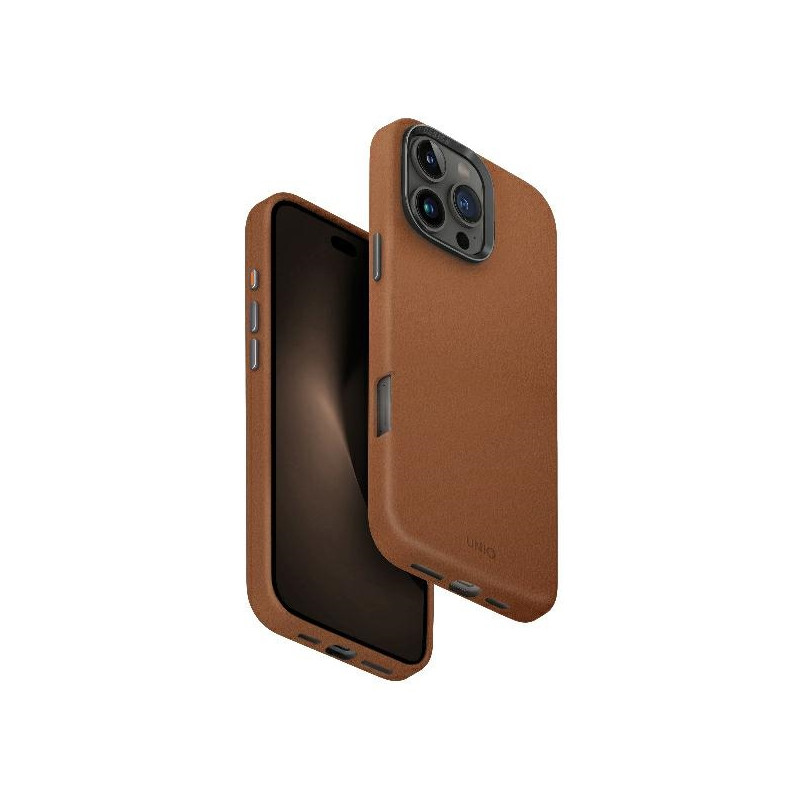 UNIQ Lyden Magclick įkrovimo dėklas iPhone 16 Pro Max - karamelė