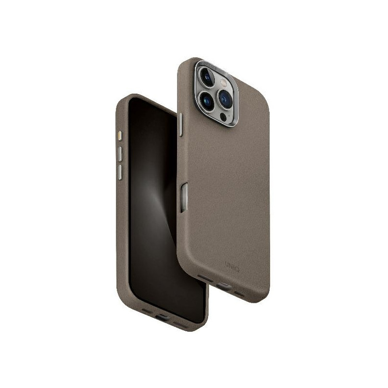 UNIQ Lyden Magclick įkrovimo dėklas iPhone 16 Pro Max - pilkas