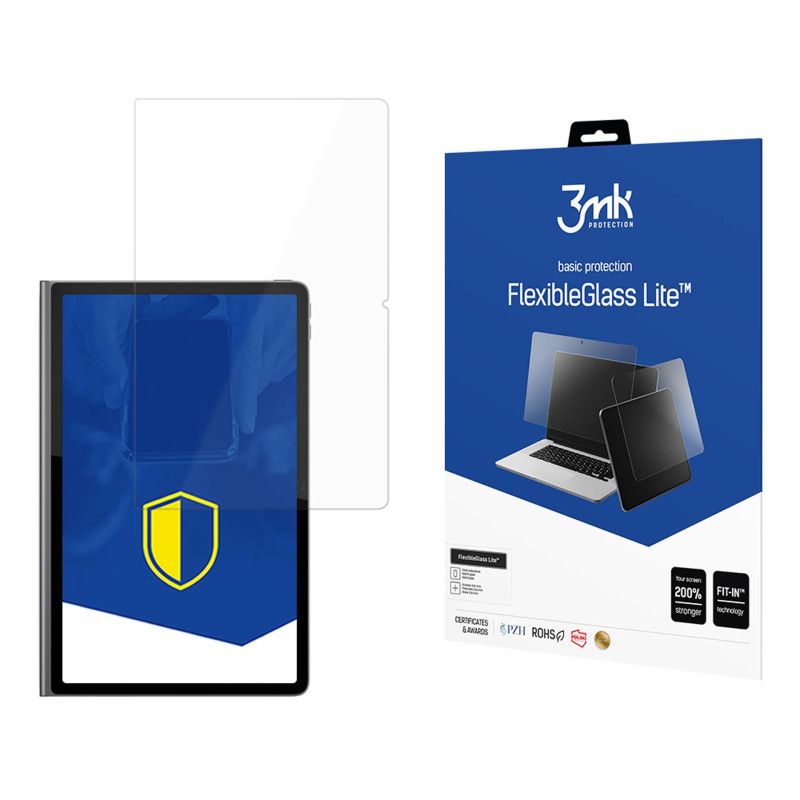 Grūdintas stiklas 3mk FlexibleGlass Lite, skirtas Lenovo Tab Plus 11,5" 2024 m.