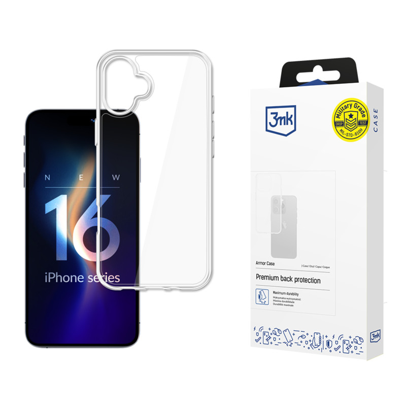 3mk šarvų dėklas, skirtas iPhone 16