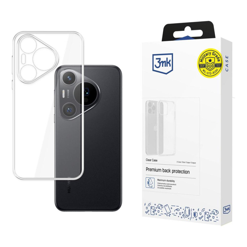 3mk skaidrus dėklas, skirtas Huawei Pura 70 Pro / 70 Pro+ – skaidrus