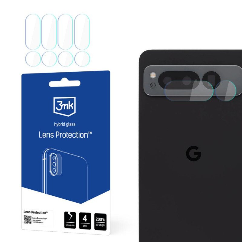 3mk objektyvo apsaugos kameros dangtelis, skirtas „Google Pixel Fold“ (priekyje)