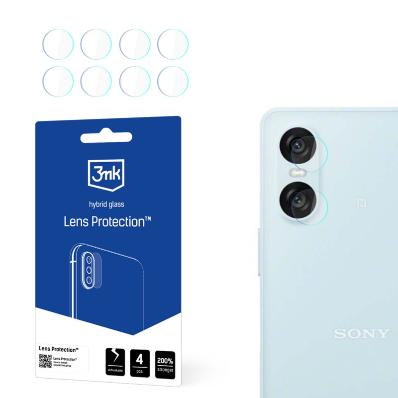 3mk objektyvo apsaugos kameros dangtelis, skirtas Sony Xperia 10 VI