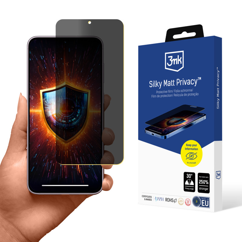3mk Silky Matt Privacy matinė privatumo folija, skirta Samsung Galaxy S23+
