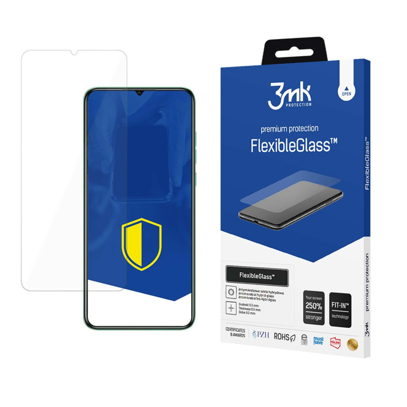 3mk FlexibleGlass grūdintas stiklas, skirtas Oukitel C53