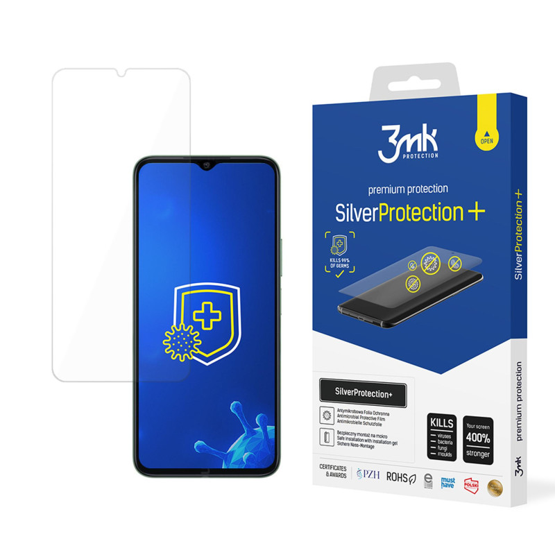 3mk SilverProtection+ antibakterinė apsauginė folija, skirta Honor X6B