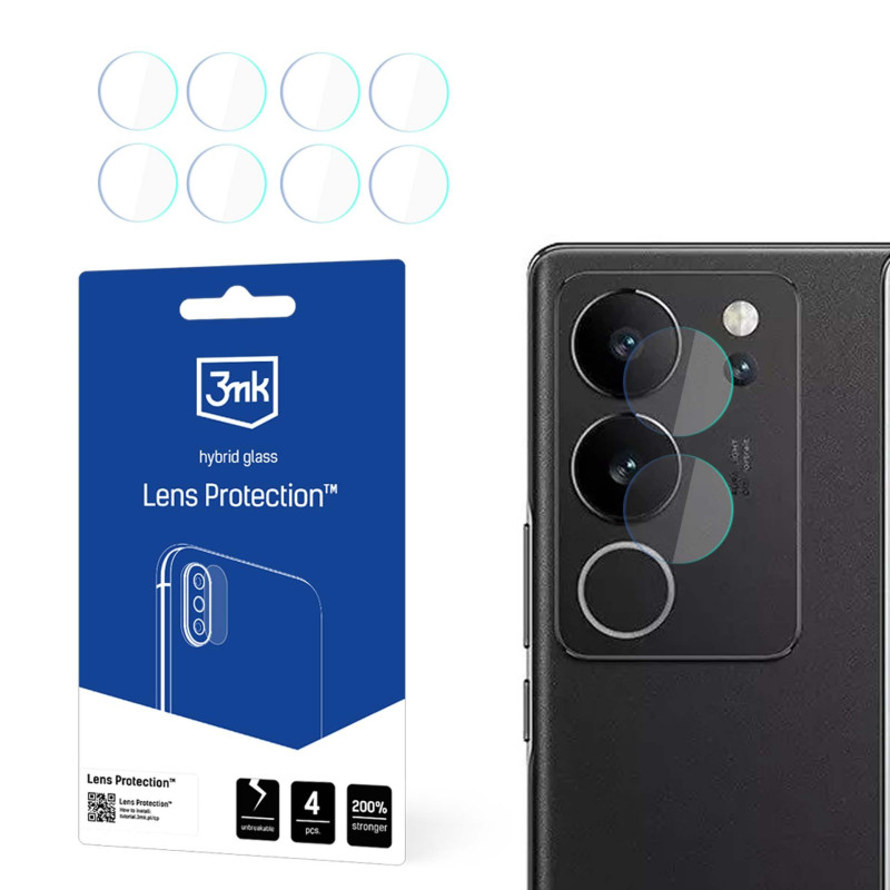 3mk objektyvo apsaugos kameros dangtelis, skirtas Vivo V29 5G