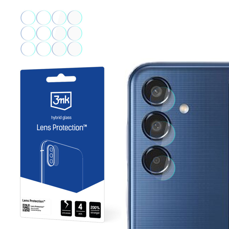 3mk objektyvo apsaugos kameros dangtelis, skirtas Samsung Galaxy M35