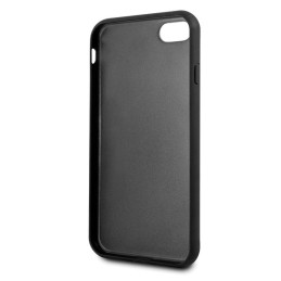 Karl Lagerfeld Signature Glitter dėklas, skirtas iPhone 7 / 8 / SE 2020 / SE 2022 - raudonas