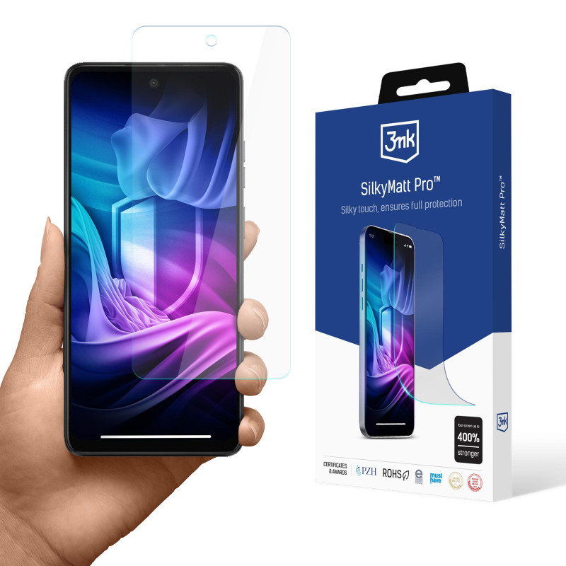 3mk Silky Matt Pro matinė apsauginė folija, skirta Motorola Moto E14