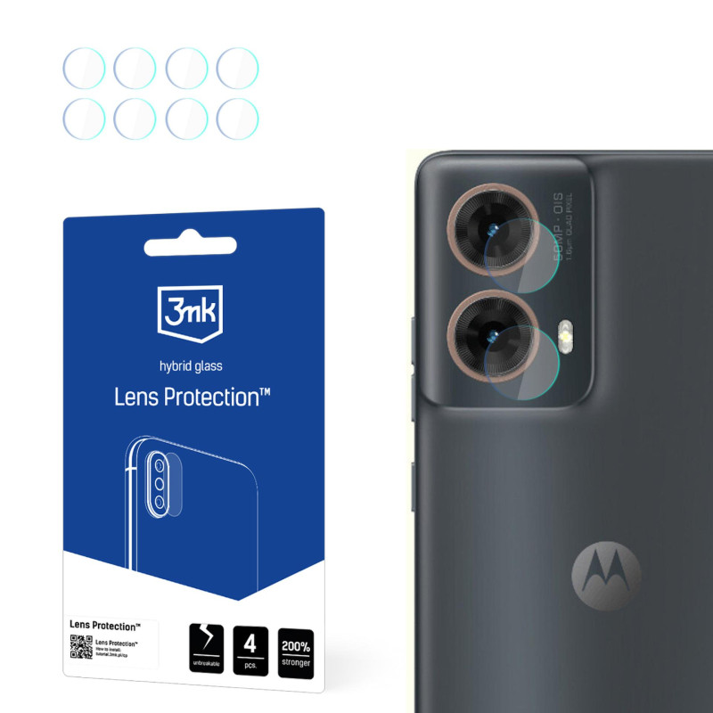 3mk objektyvo apsaugos kameros dangtelis, skirtas Motorola Moto G85