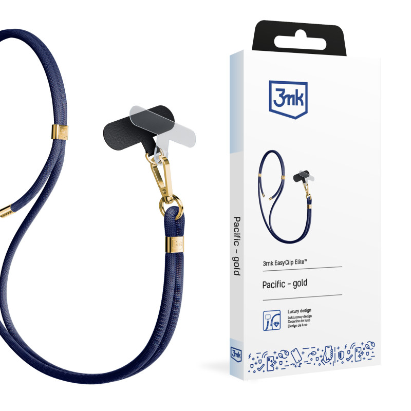 3mk EasyClip Elite išmaniojo telefono dirželis – mėlynas
