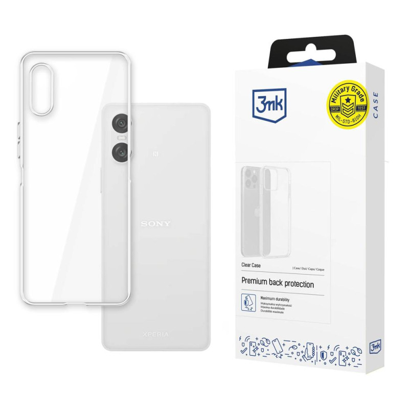 3mk skaidrus dėklas, skirtas Sony Xperia 10 VI - skaidrus