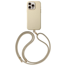 UNIQ Coehl Muse magnetinis įkrovimo dėklas iPhone 16 Pro - smėlio spalvos
