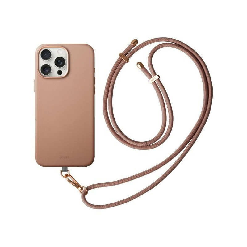 UNIQ Coehl Muse magnetinis įkrovimo dėklas iPhone 16 Pro Max - rožinis