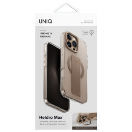 UNIQ Heldro Max Magclick įkrovimo dėklas iPhone 16 Pro Max - auksinis