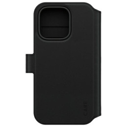 CARE by PanzerGlass Feature Tango 2in1 Wallet MagSafe dėklas, skirtas iPhone 16 Pro - juodas
