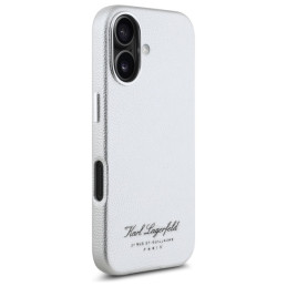 Karl Lagerfeld hotel RSG dėklas iPhone 16 - pilkas