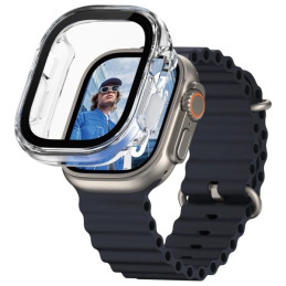 PanzerGlass Snappie Full Body grūdintas stiklas, skirtas Apple Watch Ultra 2 - skaidrus