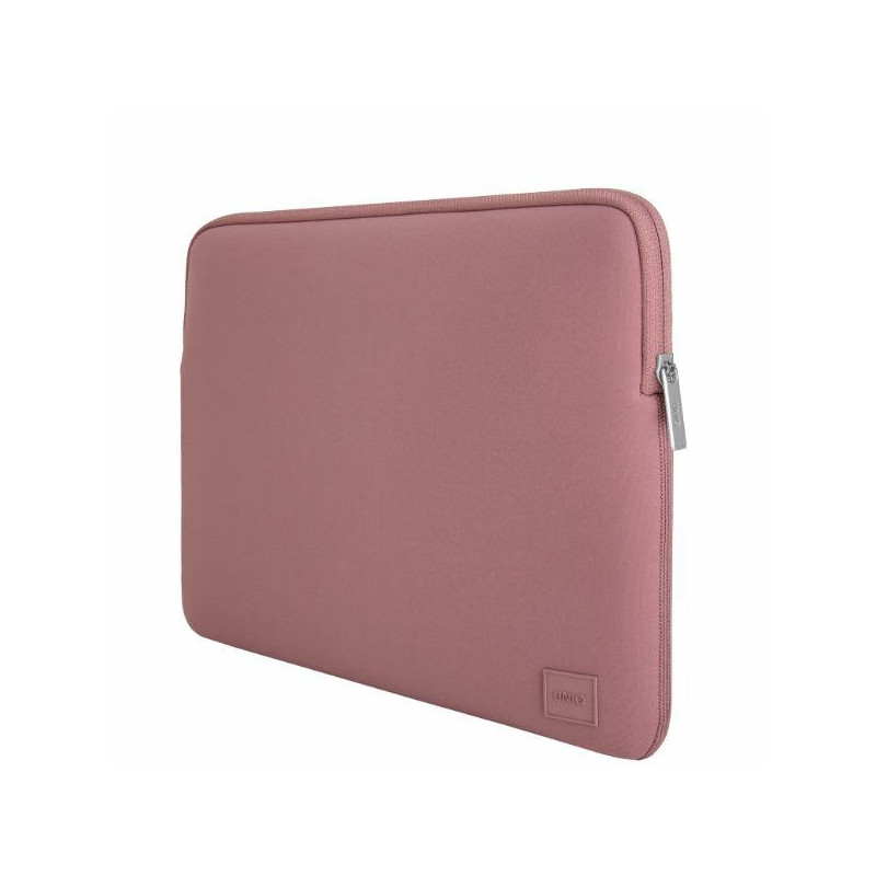 UNIQ neopreno nešiojamojo kompiuterio rankovė 14" Cyprus Water-Resistant dėklas - rožinis