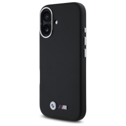 BMW M Smooth Full Wrapped Metal MagSafe dėklas iPhone 16 - juodas