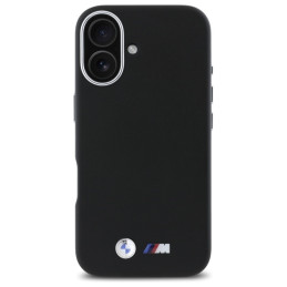 BMW M Smooth Full Wrapped Metal MagSafe dėklas iPhone 16 - juodas
