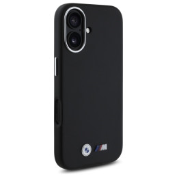 BMW M Smooth Full Wrapped Metal MagSafe dėklas iPhone 16 - juodas