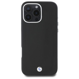 BMW Sign Full Wrapped Metal MagSafe dėklas iPhone 16 Pro - juodas