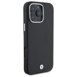 BMW Sign Full Wrapped Metal MagSafe dėklas iPhone 16 Pro - juodas