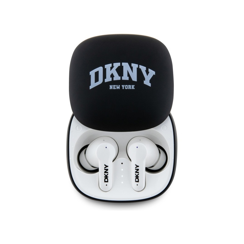 DKNY TWS BT 3D Rubber Matte Finish Bluetooth ausinės - juodos